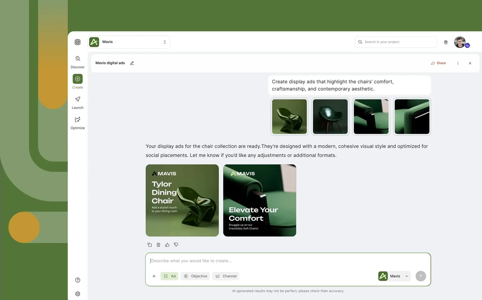 Agentic AI Flows: Create Agent generating ads, product photography and video from one prompt